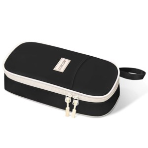ACCECO Large Pencil Case, Big Capacity Pencil Pouch Stationery Pen Bag, Storage High Capacity Bag Pouch Holder Box Organizer
