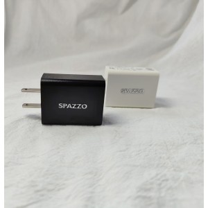SPAZZO 2 Pack USB C Charger Block, Dual Port Type C Wall Charger Fast Charging 20W Power Adapter Cube for iPhone 14/14 Pro/14 Pro Max/14 Plus/13/12/11(Black&White)