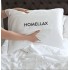 HOMEMAZ Standard Size Bed Pillows Premium Down Alternative Cooling Pillows for Side, Back, and Stomach Sleepers Hotel Quality Fluffy Soft Microfiber Fill Breathable Skin-Friendly