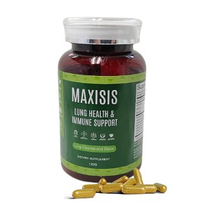 MAXISIS Lung Health Supplement with Vitamin C, Butterbur, Quercetin & Bromelain, Advanced Lung Cleanse Detox Formula for Bronchial & Respiratory System, Non-GMO, 120 Capsules